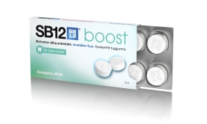 SB12 boost Eucalyptus White - 10 pack i gruppen Andedräkt hos Dentway (2001)